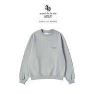 ADLV [acme de la vie] เสื้อแขนยาว รุ่น Woman Standard Sweatshirt Grey (50012SSDSWF_S6GYXX)