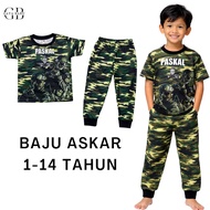 Baju Askar Kanak Kanak Baju Askar Budak Lelaki Baju Polis Budak Lelaki (1- 14 Tahun) baju budak lela