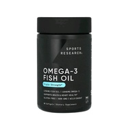 Omega-3 Fish Oil Triple Strength 90 Softgels (Sports Research)