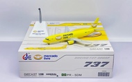 Ready Stock JC Wings 1: 200 Mercado Livre B737-400 PR-SDM Model