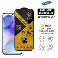 LAYAR Tempered Glass Anti Spy 28 ° Samsung A15 4G 5G A25 A35 A55 A16 A26 A36 A56 A17 A14 A24 A34 A54