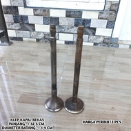 klep kapal bekas nempel magnet baja berkualitas panjang 325 cm bahan pembuatan bilah