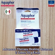 Aquaphor® Advanced Therapy Healing Ointment 2 Tubes 10 g Each เจลบาล์ม สำหรับผิวแห้ง แตก หรือระคายเค