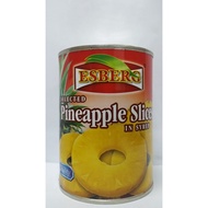 (HALAL) ESBERG Pineapple Slices In Syrup 565g 特选凤梨圈