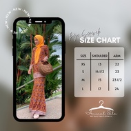 Baju Kurung Moden Corak Batek Sarawak