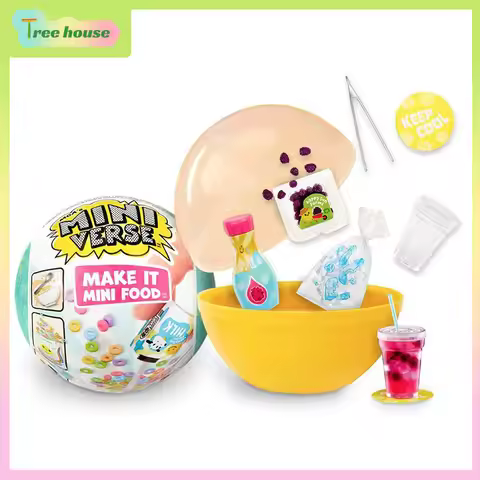 MGA Miniverse Make It Mini Food Series 1 Blind Box DIY Cafe Granola Play House Toys Cute Customized 