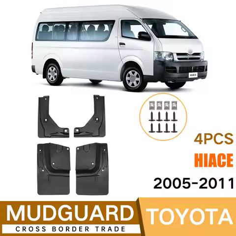 For Toyota Hiace 2005-2011 2009 2010 fender mud flaps Hiace car accessories