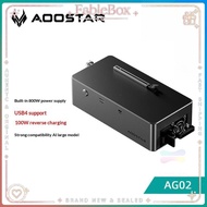 AOOSTAR AG02 eGPU Dock | OCuLink + USB4 External GPU Expansion | 100W Reverse Power Delivery | Built