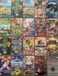 Switch game 動森 Luigi GTA Bayonetta 2 魔女2 Pikmin 3 皮克敏 Mario Deluxe 2020 東京奥運 Mario odyssey Bomberman