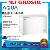 Aqua Aqf 305 Gc Chest Freezer Box 330 L Lemari Pembeku Frozen Food