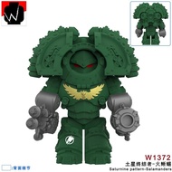 Popular Saturn Terminator Action Figure, Iron Warrior Building Block Doll Toy, Trendy Dark Angel Fir