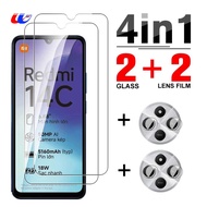4in1 Redmi 14C ปกป้องหน้าจอสำหรับ Xiaomi Redmi 14C 4G เลนส์กล้องถ่ายรูปฟิล์มป้องกันสำหรับ Redmi 14 C