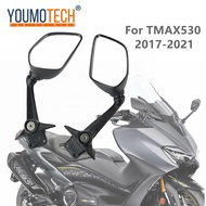 TMAX530 2017-2021กระจกมอเตอร์ไซค์ด้านหลังกระจกสำหรับยามาฮ่า TMAX 530 XP530 TMAX-530 TMAX560 TMAX 560 XP560 2020-2022