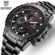 New DIVEST Pria Fashion Olahraga Kuarsa Jam Tangan Jam Tangan Pria Top