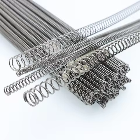 300mm Compression Spring Wire Dia 0.8/1.0/1.2/1.5mm 65 Mn Manganese High Carbon Steel Y-shaped Soft