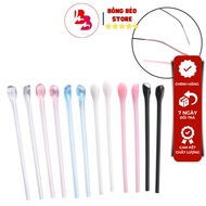 CK03 Silicone Glasses for Metal Toothpicks, Small Drilled Eyeglass Frames, Protective, Anti-Slip for