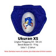 Batok Circumcision Pants with Sonic Character Image Boxer Budak Lelaki Underwear for Boys