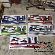 Stiker Body Yamaha Srl110z Srl 110z Lagenda110z Lagenda 110 Z (6) Cover Set Merah Hijau Sticker Stri