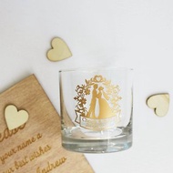 結婚禮物|訂製威士忌對杯客製化結婚禮物慶祝新婚 文字雕刻