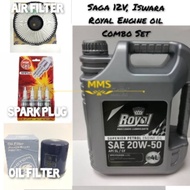 PROTON SAGA ISWARA WIRA ROYAL ENGINE OIL 20W50 COMBO SET