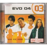 CD EVO 04 : 03 [ ADAM , BOB , ANDING & EDLIN ] AKADEMI FANTASIA ( PRELOVED CD )