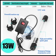 Aquarium Submersible UV Light Clean sterilizer lamp 5W 13W aterproof explosion-proof Germicidal