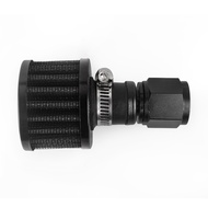 9mm/12mm/15mm Fuel Cell Breather/Vent Air Filter 6AN/8AN/10AN Female Fitting Kit