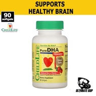 ChildLife, Pure DHA, Chewable, Natural Berry Flavor, Supports Healthy Brain Development, 90 Softgels