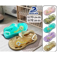 Dx-517e Dulux Brand Floral Motif Girls' Mountain Sandals Size 20-25