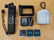 維修專家之選👍🏻GoPro HERO 11 Black 專業防水運動相機(顯示SD卡錯誤) 連 GoPro Volta 電源手柄三腳架遙控器 和 TELESIN AllinBox 防水電池三充電倉兼讀