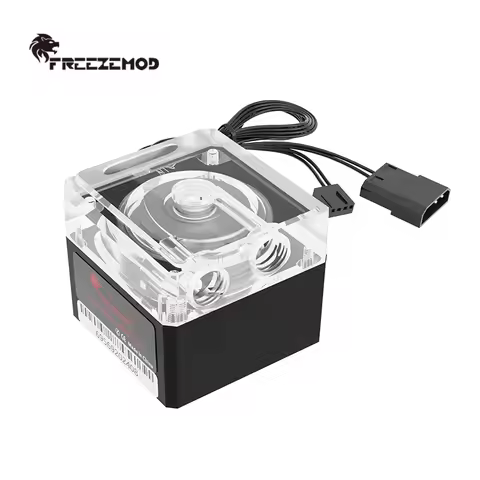 FREEZEMOD Compute cooling pc water cooler mute pump PWM intelligent flow 800L/H 12V/5V RGB light aur