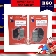 HONDA RS150 DISC PAD SET 100% ORIGINAL / BRAKE PAD RS150