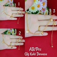 GOLD ADULT ANKLE BRACELET