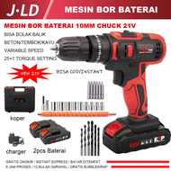 JLD 36VF Mesin bor baterai bor 36-2 bor Impact listrik bor cordless murah 10mm Bor cas/3Mode-bor Impact obeng/bor tembok besi kayu Bisa bolak-balik