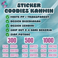 STICKER GOODIES KAHWIN MURAH/WEDDING GOODIES STICKER
