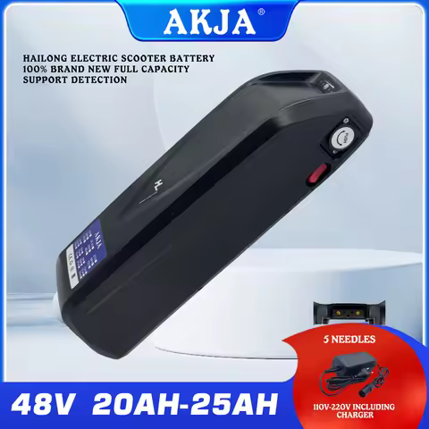 "AKJA 48V 20-30AH 18650 battery anti-theft lock 35AH BMS waterproof. 5-pin Sea Dragon, 24-hour Ship 