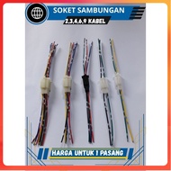 MOTORCYCLE CABLE CONNECTION SOCKET 2 PIN 3 PIN 4 PIN 6 PIN 9 PIN, SPOT CABLE ok