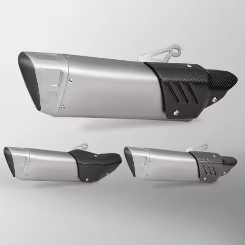 51mm Universal Motorcycle exhaust Muffler M1 K12 Carbon cover 51mm pipe cbr500r aerox nvx155 ninja40