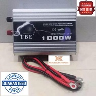 TBE T12P1000W 12V Pure Sine Wave Power Inverter w/ USB Input