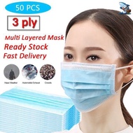 SALE!! FDA APPROVED 3PLY DISPOSABLE SURGICAL MASK(50pcs w/box)