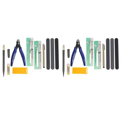 18X Model Tools Kit Modeler Basic Tools Craft Set Hobby Building Tools Kit For Gundam Car Model Buil