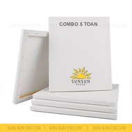 COMBO 5 Toan 50x50, 40x60, 40x50, 50x60, 50x70, 30x60, 50x60 canvas frame for oil painting, Acrylic 