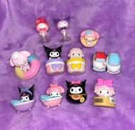 Sanrio Characters Miniso 萌粒 萌趣豆 粒粒 盲盒盲袋 日本浴球公仔 Kuromi My Melody Piano Hello kitty Cinnamoroll 玉桂狗 浴缸