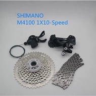 Shimano DEORE M4100 groupse 10 s 1X10 speed 10v kit RD M4120 M5120 11-42T 11-46T cassette Hg54 M4100 M4120 MTB chain shifter