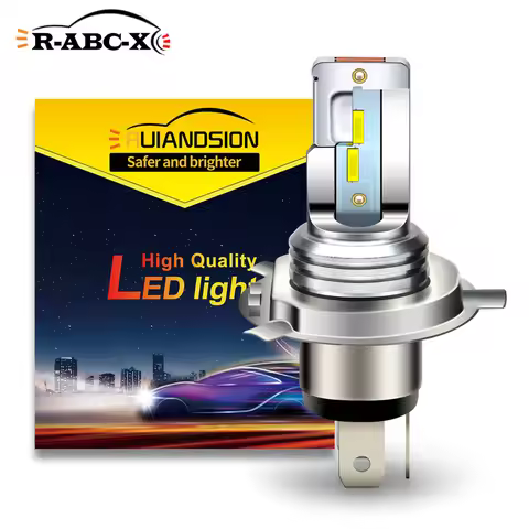 1Pcs CSP BA20D H4 9003 HB2 HS1 P43T H6 P45T Led Car Fog Light Auto Motorcycle Headlight AC DC 12V 24