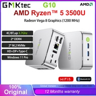 GMKtec G10 Mini PC Ryzen 5 3500U DDR4 3200Mhz 16GB 512GB SSD 2.5G LAN Triple 4K Display WIFI BT Offi