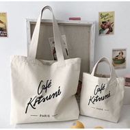 Cafe Kitsune canvas Tote Bag