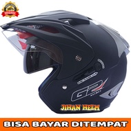 HELM G2 / HELM G2 DUA KACA HITAM DOFF TERLARIS