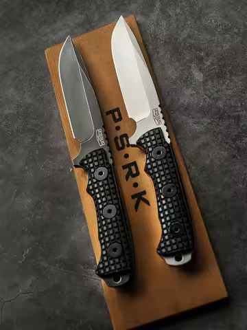 PSRK Fixed Blade Knife 59-60HRC FM918 Steel G10 Handle Outdoor EDC Camping Knife Hunting Survival ED