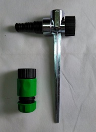 ** Shushanju * Taiwan-Made Exported Zinc Alloy Tee Type 4-Point Thread Insert Soil Fixed Pile Ground